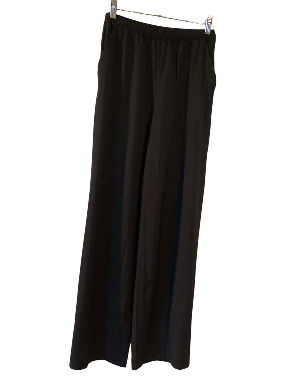 NWT Alo Yoga Breezy Wide Leg Pant LONG BLACK Size Medium